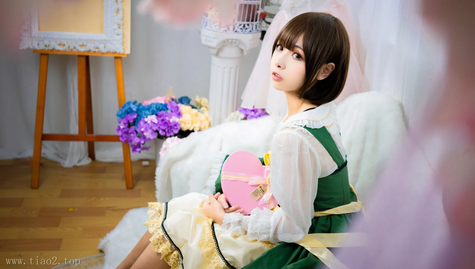 cosplay图片丨Coser_Momoko葵葵的介绍和图片包:翠之海 空音和陆乃欣赏