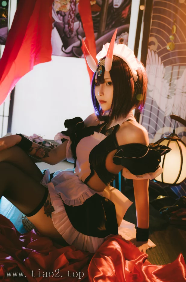 cosplay图片丨Coser_Vams子个人资料及cos酒吞童子鉴赏