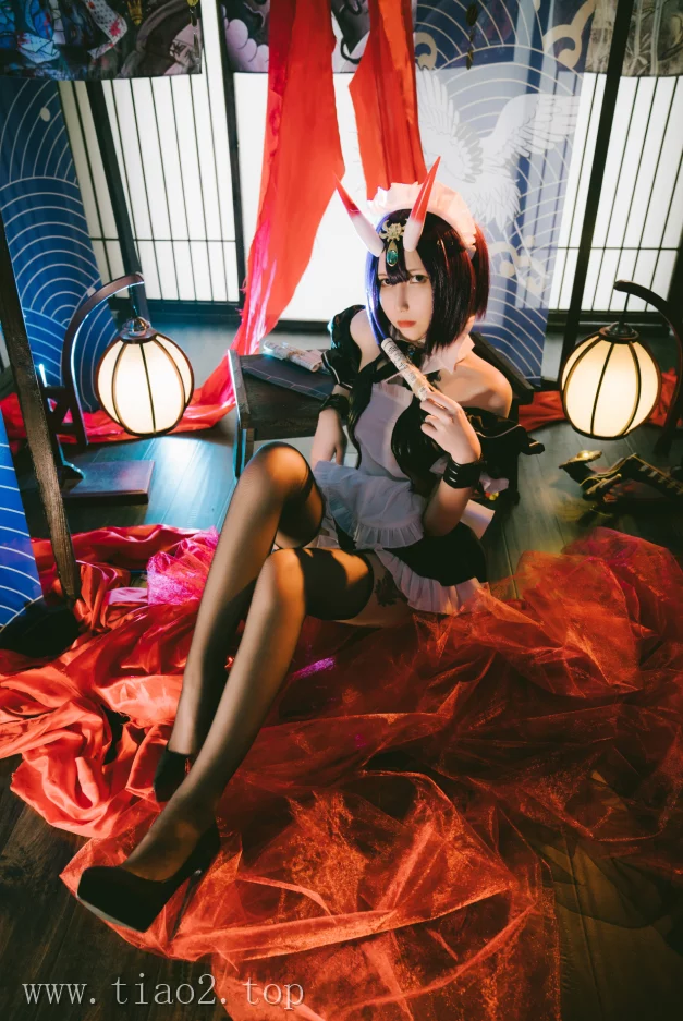 cosplay图片丨Coser_Vams子个人资料及cos酒吞童子鉴赏