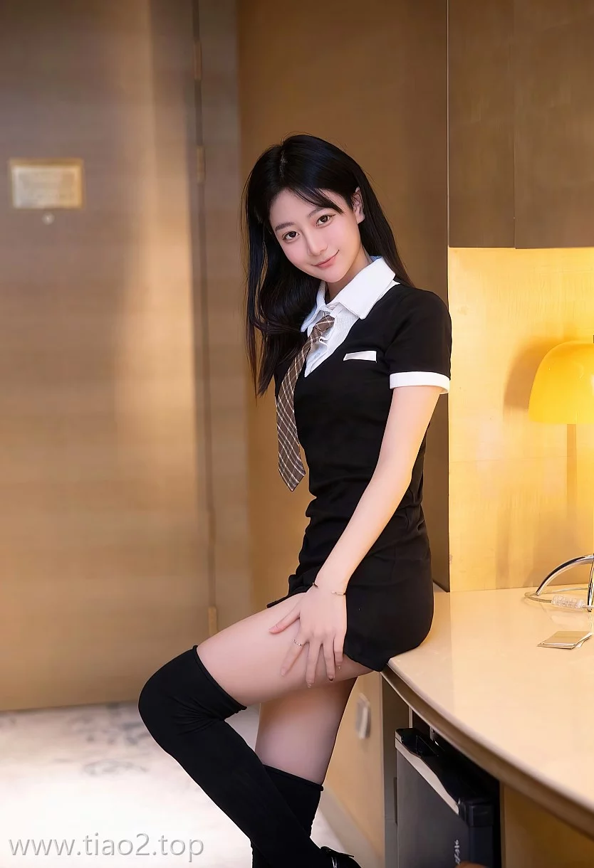 Xiuren谢小蒽(幼幼)NO.6210黑色连衣,解锁海量高清美图