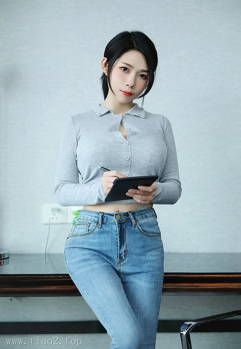 Xiuren图片丨秀人模特娜娜子yy-NO.4711期紧身牛仔裤,勾勒苗条身材