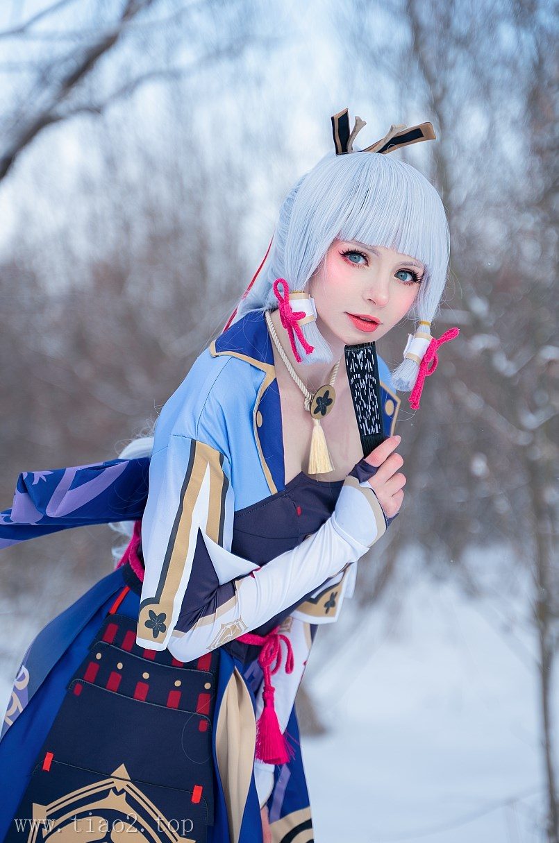 cosplay图片丨Coser_Peach milky-Ayaka genshin impact[47P-386MB]