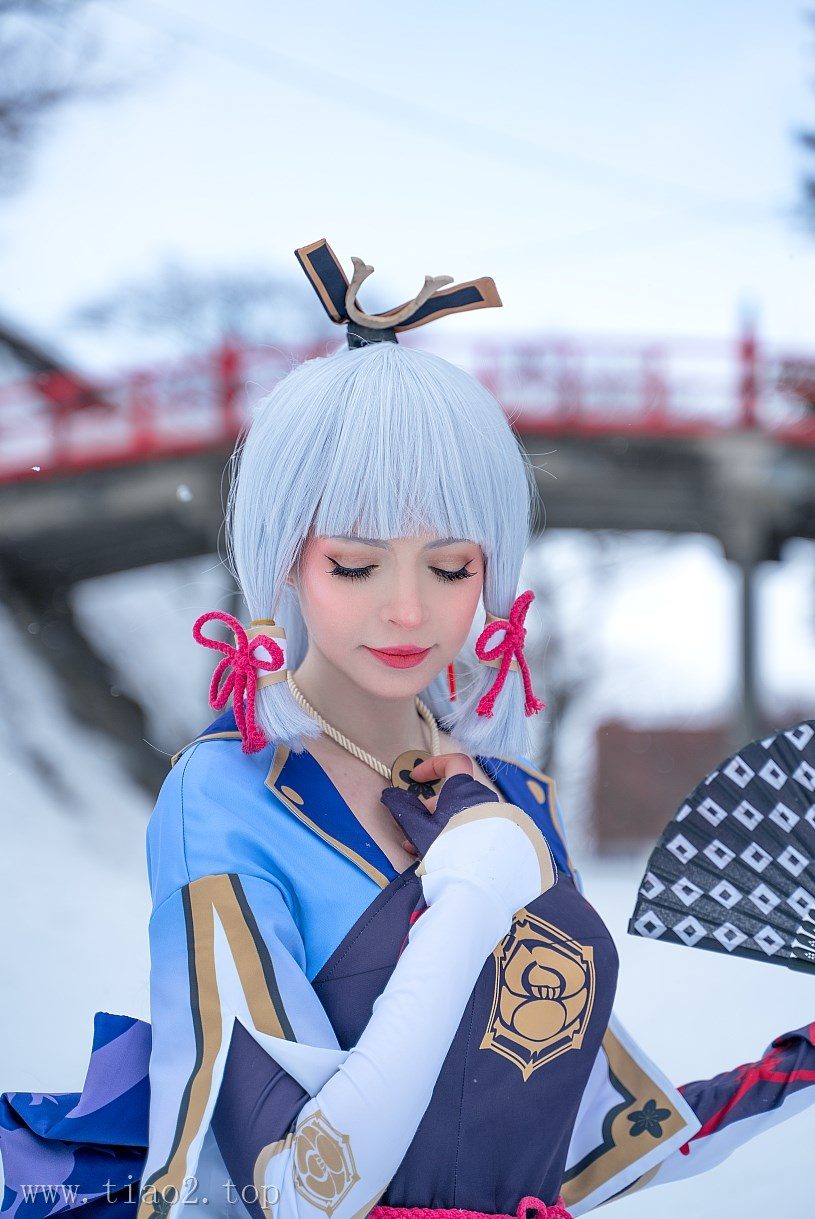 cosplay图片丨Coser_Peach milky-Ayaka genshin impact[47P-386MB]