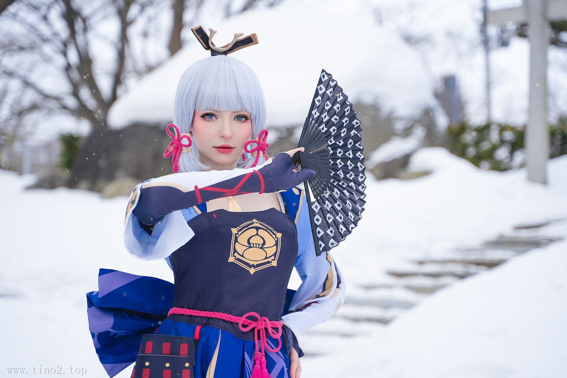 cosplay图片丨Coser_Peach milky-Ayaka genshin impact[47P-386MB]