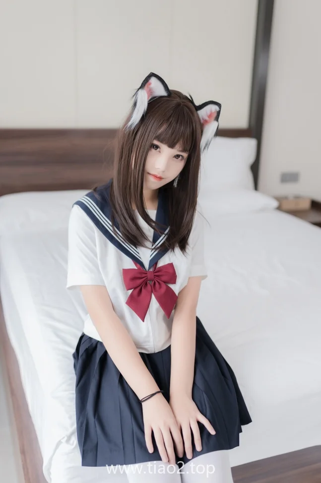 蜜汁猫裘猫耳JK40张,猫耳当装饰不是套路才看得出区别插图2