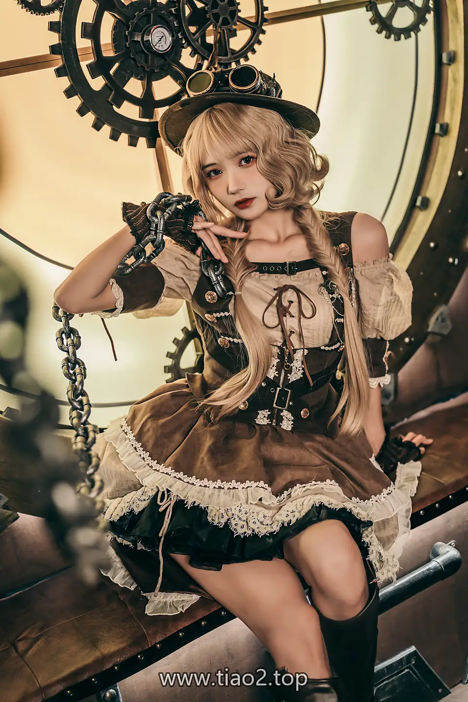 兔子Zzz不吃胡萝卜 蒸汽少女竖构图2