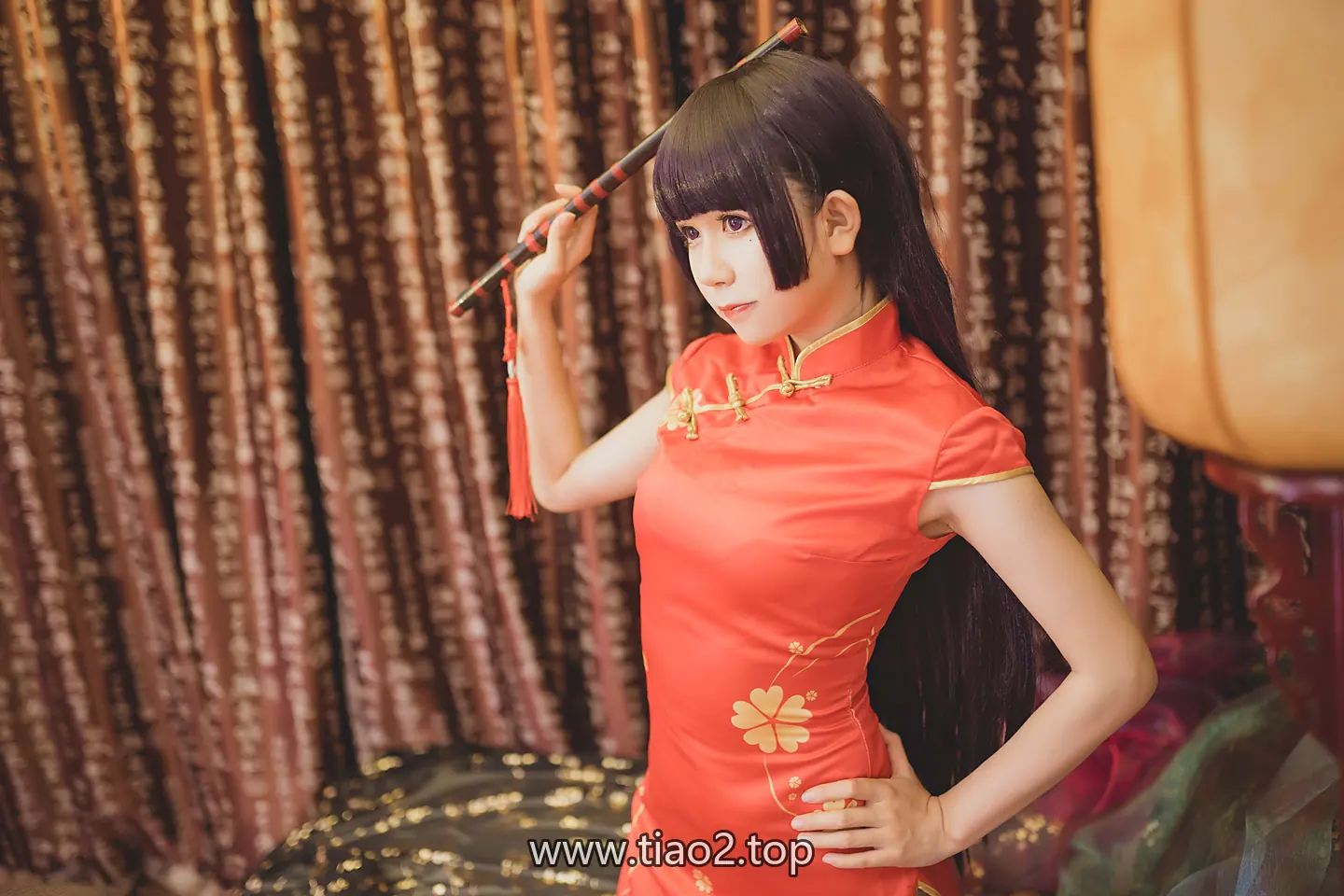 白金Saki 时崎狂三旗袍这组的第1张