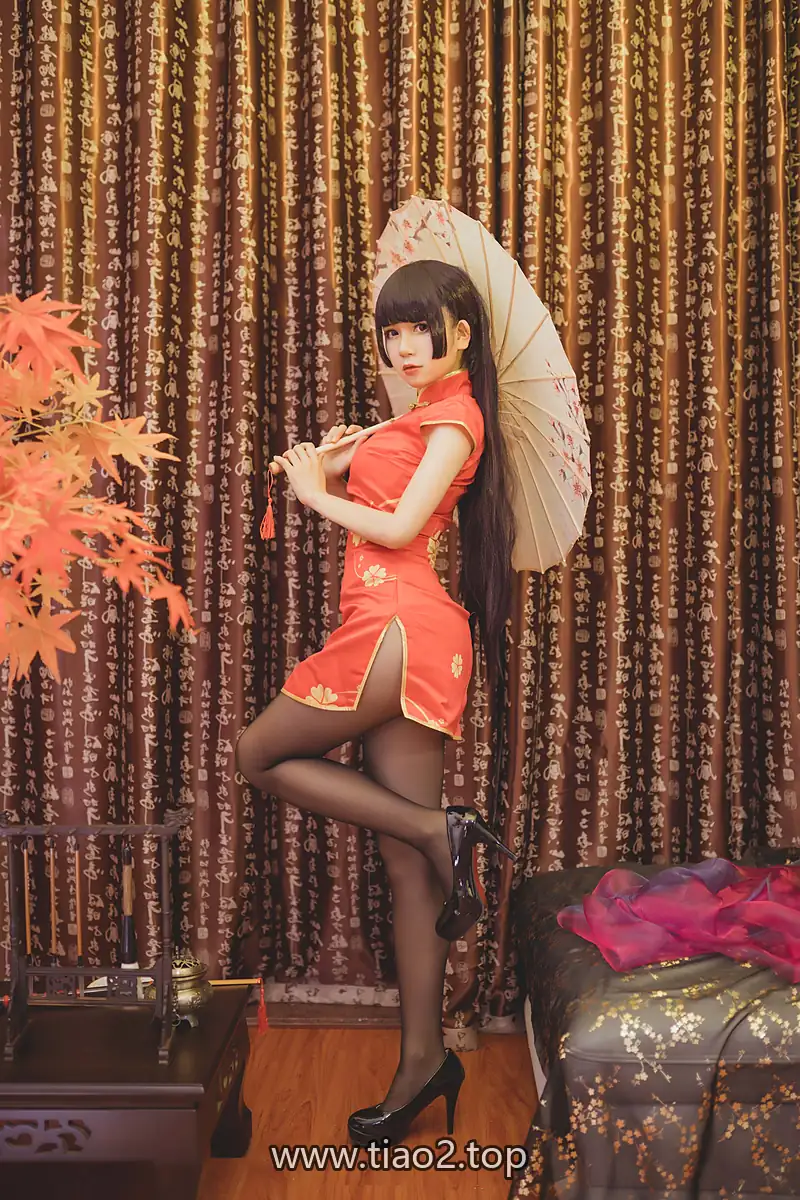 白金Saki 时崎狂三旗袍这组的第3张