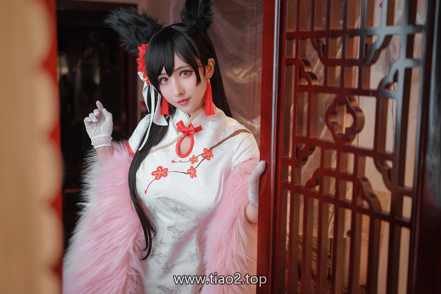rioko凉凉子 爱宕旗袍现场光原片2