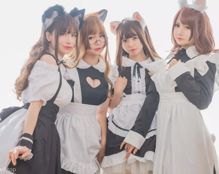 Coser_Yoko宅夏&小野妹子w&白金&前羽:四人彼女电子档欣赏