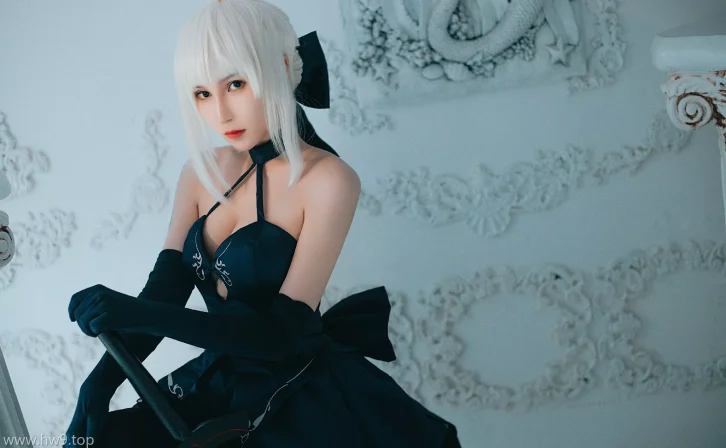 cosplay图片丨Coser_Vams子-黑贞[16P-245MB]