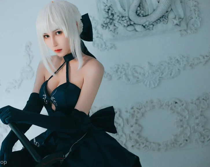 cosplay图片丨Coser_Vams子-黑贞[16P-245MB]