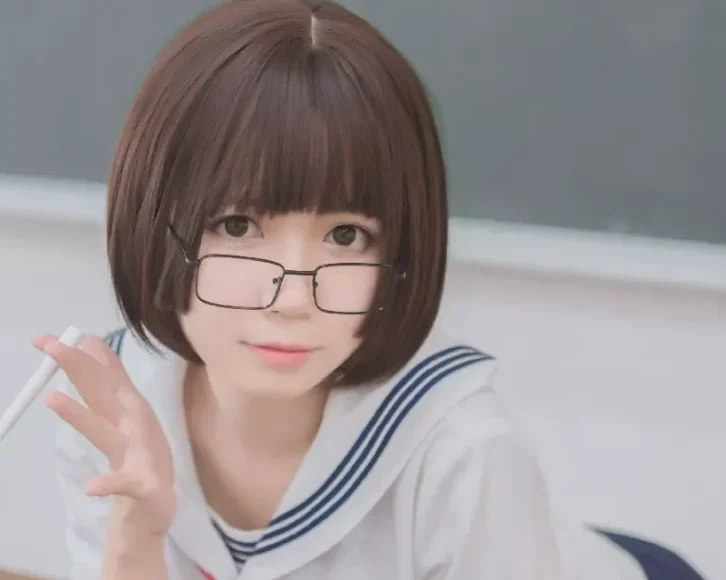 cosplay图片丨Coser白金Saki-吊带袜私房[13P-414.6M]