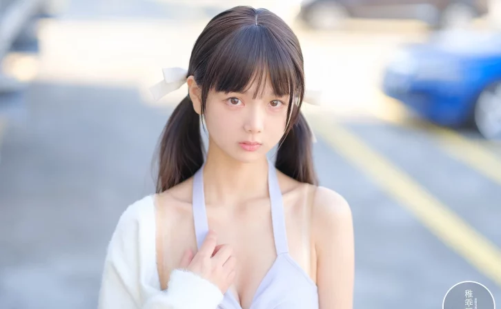 cosplay图片丨Coser柴系小乖(夜夜)-天台停车场Lolita在线赏析