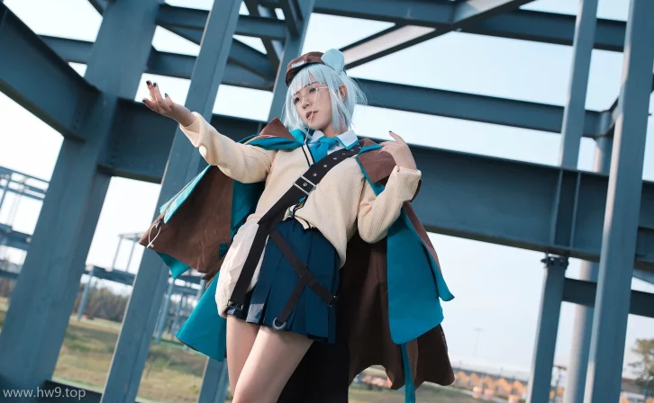 cosplay图片丨Coser蓝小沂KiKi:明日方舟图片集