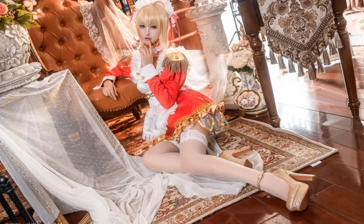 cosplay图片丨Coser羽生三未是谁呢?附摄影作品:尼禄同人女仆