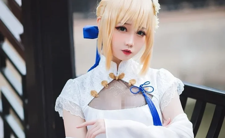 Coser焖焖碳全部合集资源之saber旗袍cos作品赏析