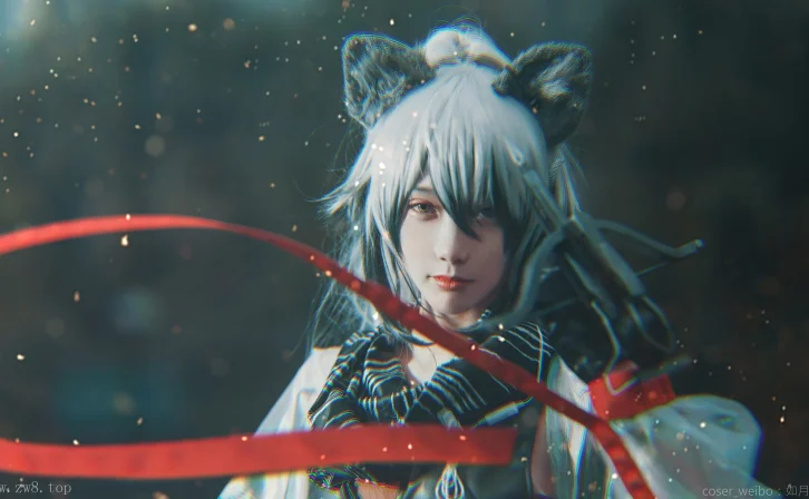 cosplay图片丨Coser如月灰个人信息及cos明日方舟▪黑