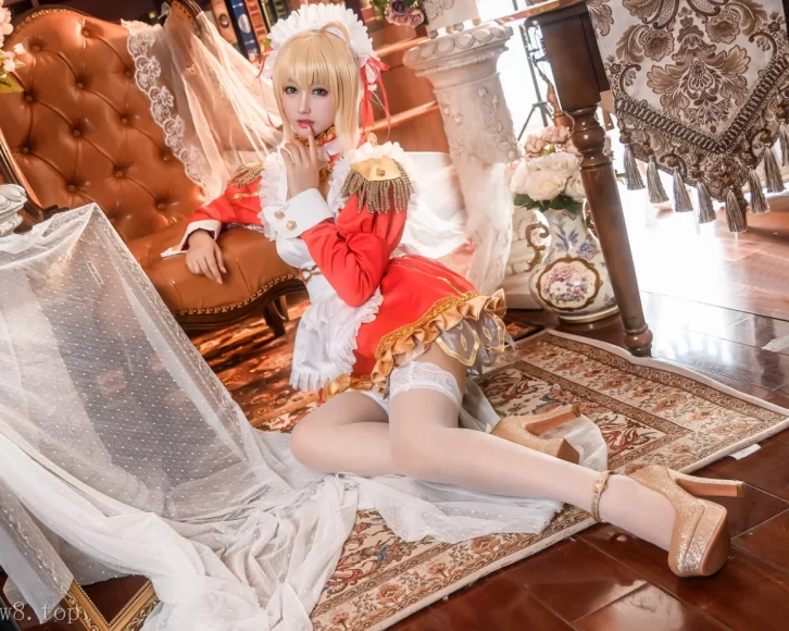 cosplay图片丨Coser羽生三未是谁呢?附摄影作品:尼禄同人女仆