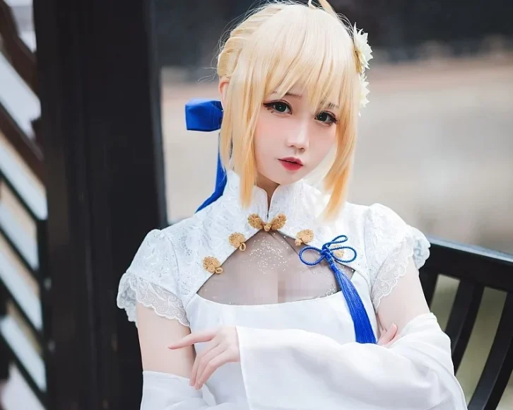 Coser焖焖碳全部合集资源之saber旗袍cos作品赏析