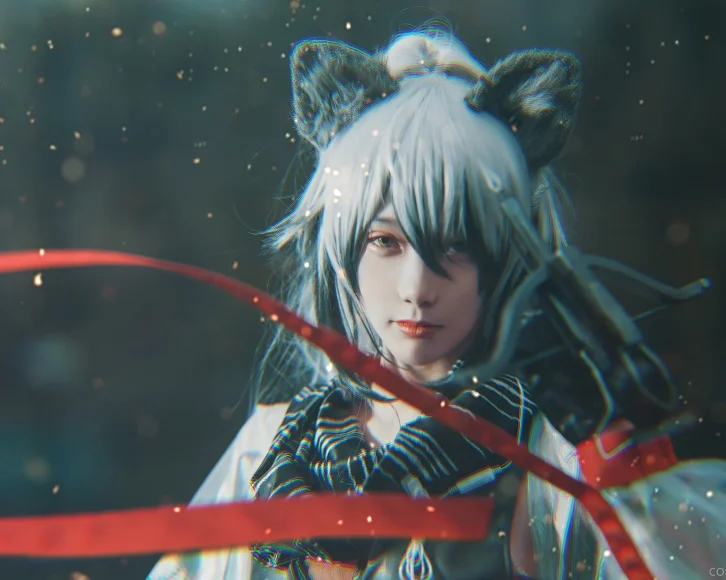 cosplay图片丨Coser如月灰个人信息及cos明日方舟▪黑