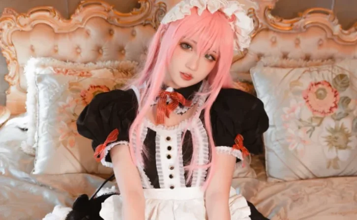 cosplay图片丨Coser瓦斯塔亚小龙虾全部图片之cos女仆