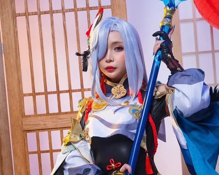 cosplay图片丨Coser_UmekoJ是哪里人?(附图片集:Shenhe Genshin Impact)