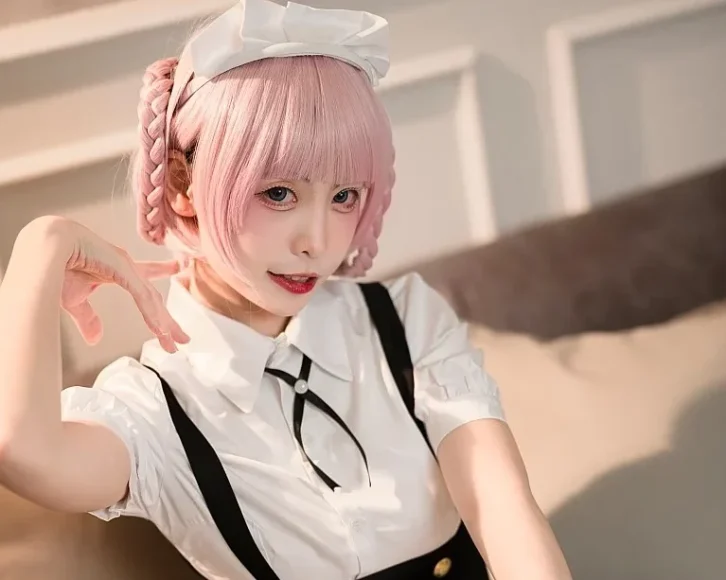 cosplay图片丨Coser樱岛嗷资料介绍及cos七草荠女仆
