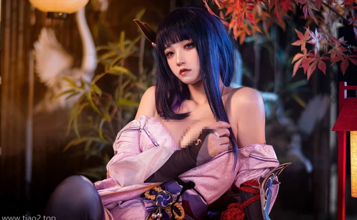 cosplay图片丨Coser伊喵君_Nya-八重&雷神,鸣神双人的双倍快乐