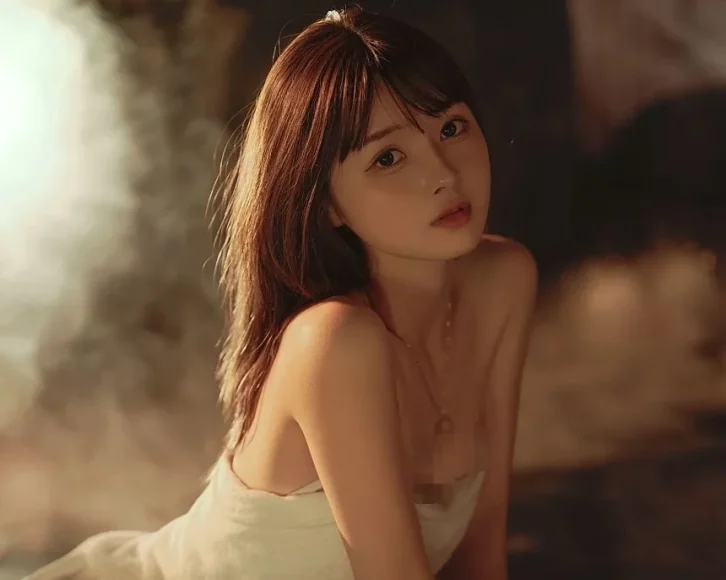 cosplay图片丨Coser河豚抚子如温泉出浴的美少女,太美了