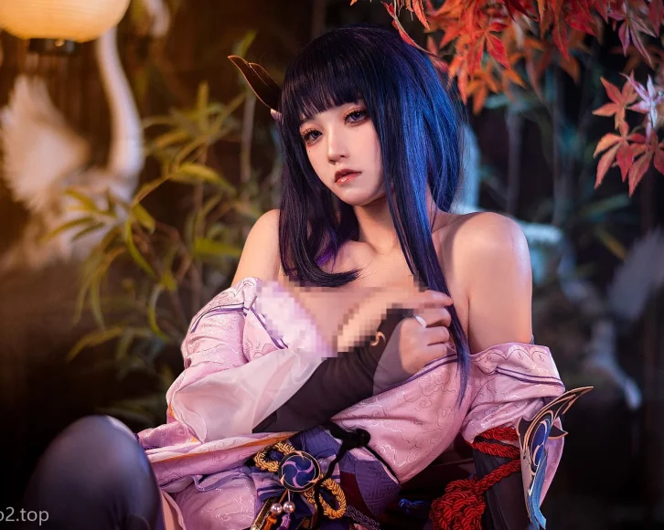 cosplay图片丨Coser伊喵君_Nya-八重&雷神,鸣神双人的双倍快乐