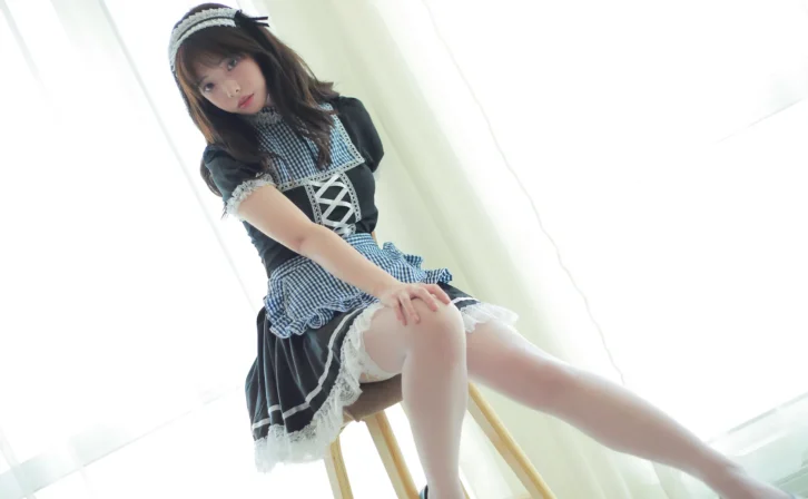 cosplay图片丨Coser雯妹不讲道理个人资料及作品黑裙女仆欣赏