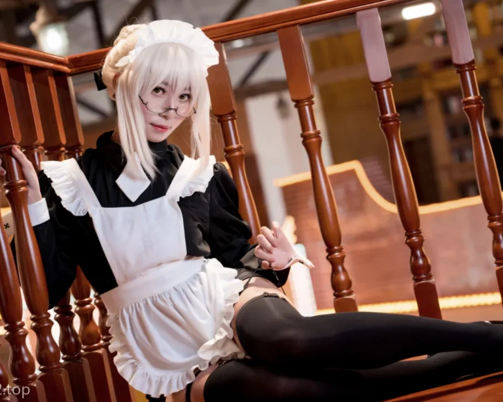 cosplay图片丨Coser_Money冷冷在线图片集:黑呆女仆赏析