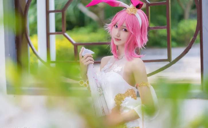 惊艳!木绵绵OwO八重樱旗袍cosplay图片大揭秘