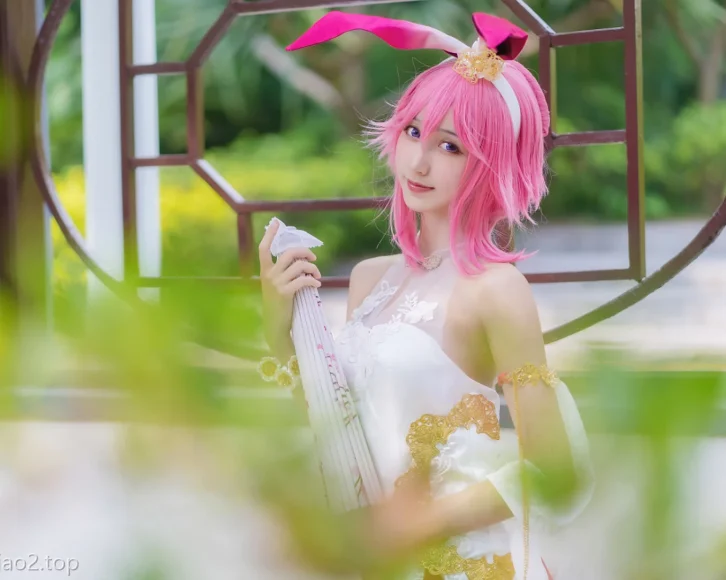 惊艳!木绵绵OwO八重樱旗袍cosplay图片大揭秘