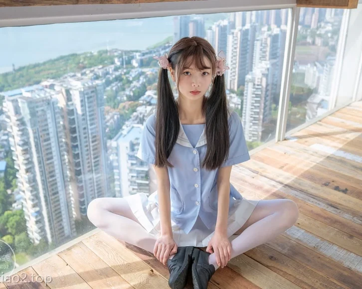 刚刷到就恋爱了!赤西夜夜双马尾JK,阳光下这颜值谁能拒绝~