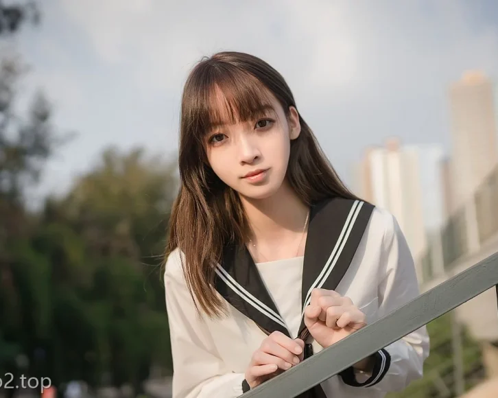 笑不活!Coser祖木子cos黄昏JK图,真实到像放学摸鱼被抓拍