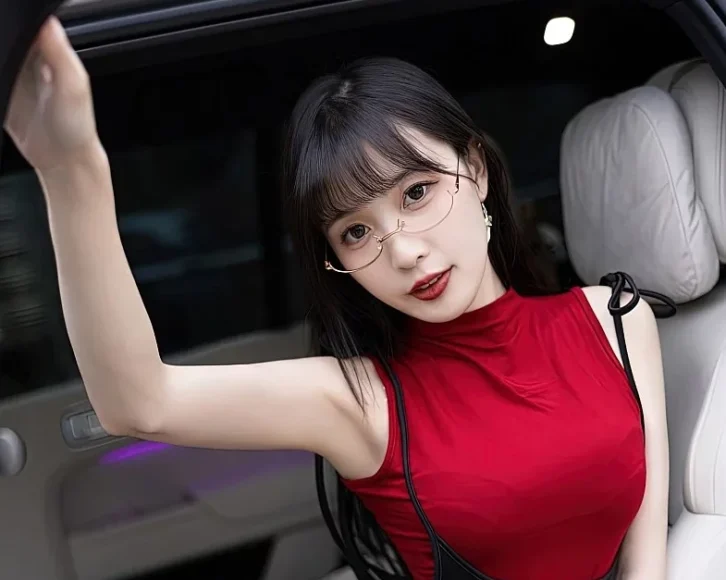 Xiuren图片丨语画界模特林星阑-VOL.950车内的故事