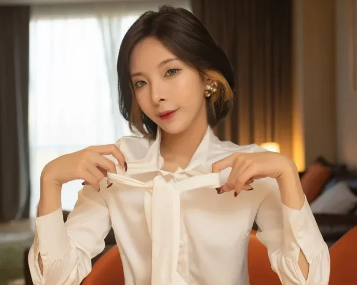 Xiuren图片丨秀人模特陈小喵-No.2835期白衫红裙办公秘书