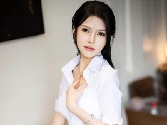 Xiuren图片丨秀人模特媛媛酱belle-VOL.572期白衫摄影师