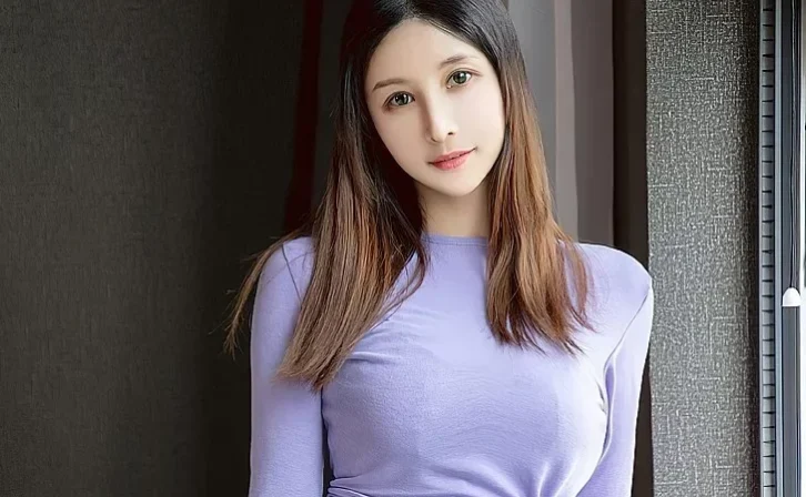 Xiuren图片丨Ugirls模特做你的小猫-NO.2546期紫色很有韵味