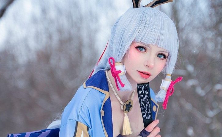 cosplay图片丨Coser_Peach milky-Ayaka genshin impact[47P-386MB]