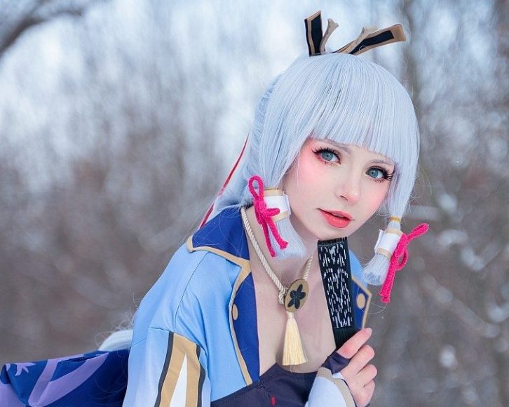 cosplay图片丨Coser_Peach milky-Ayaka genshin impact[47P-386MB]