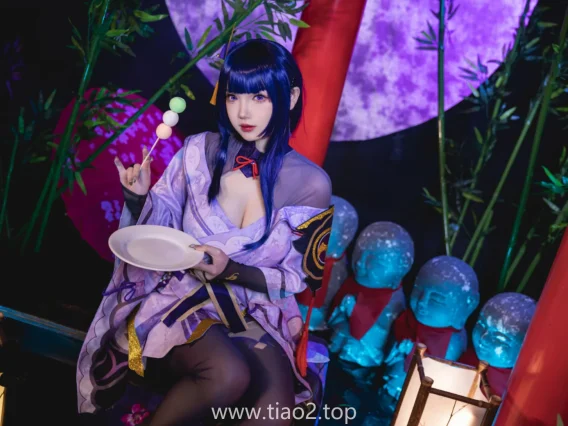 美图欣赏丨Coser雪晴Astra:NO.042-雷电将军[62P+1V-926.1M]