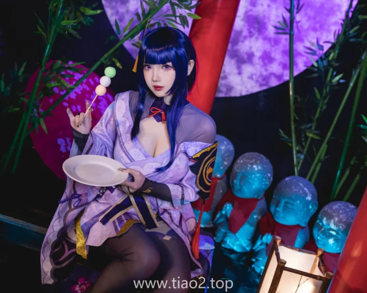 美图欣赏丨Coser雪晴Astra:NO.042-雷电将军[62P+1V-926.1M]