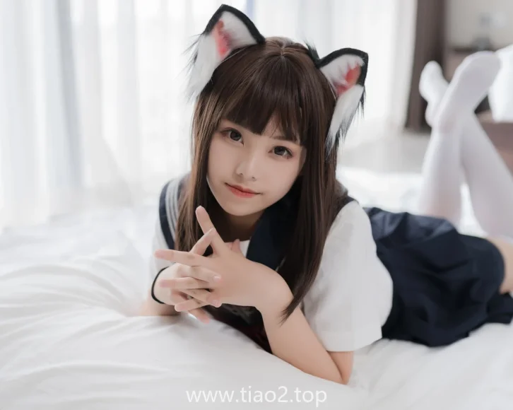 蜜汁猫裘猫耳JK40张,猫耳当装饰不是套路才看得出区别